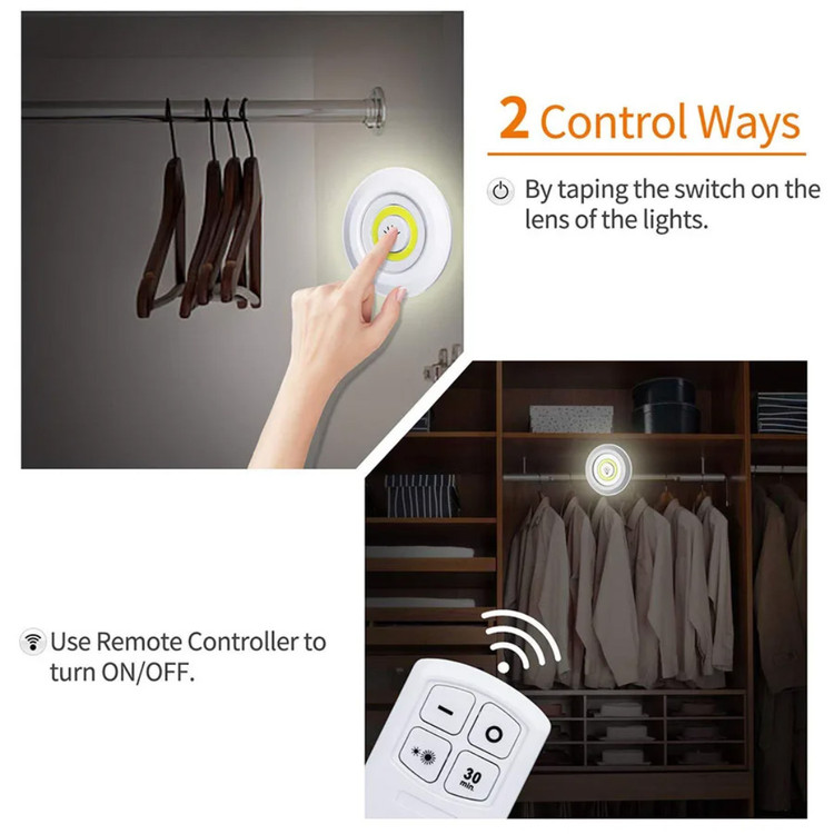 چراغ زیر کابینتی ریموت دار مهتابی