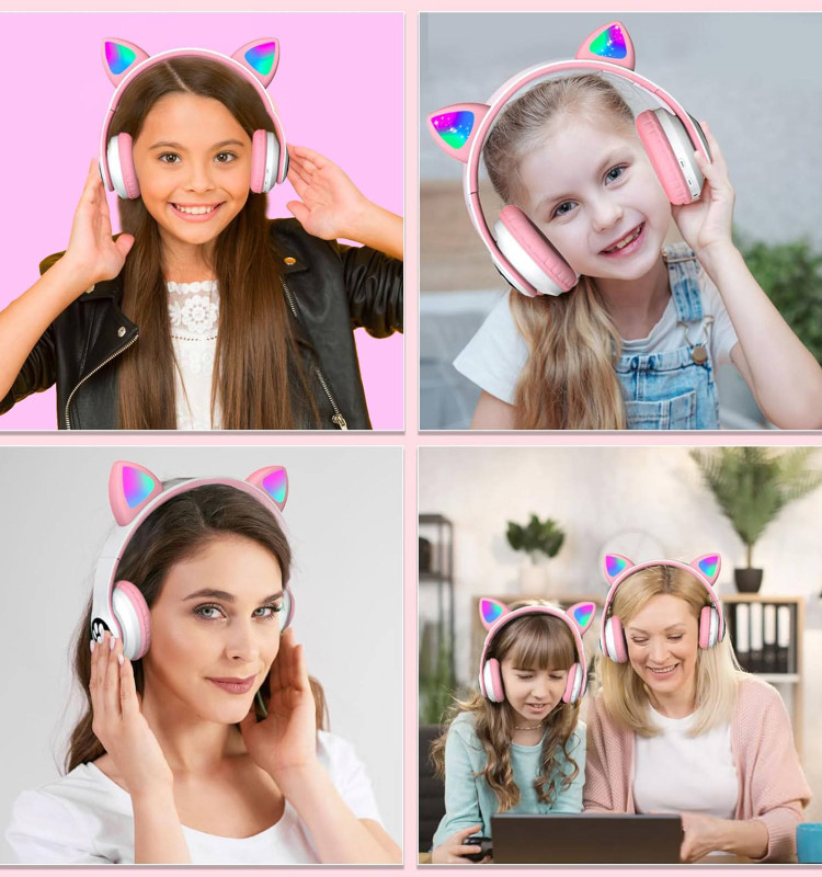 هدفون بلوتوثی گربه ای مدل 48711