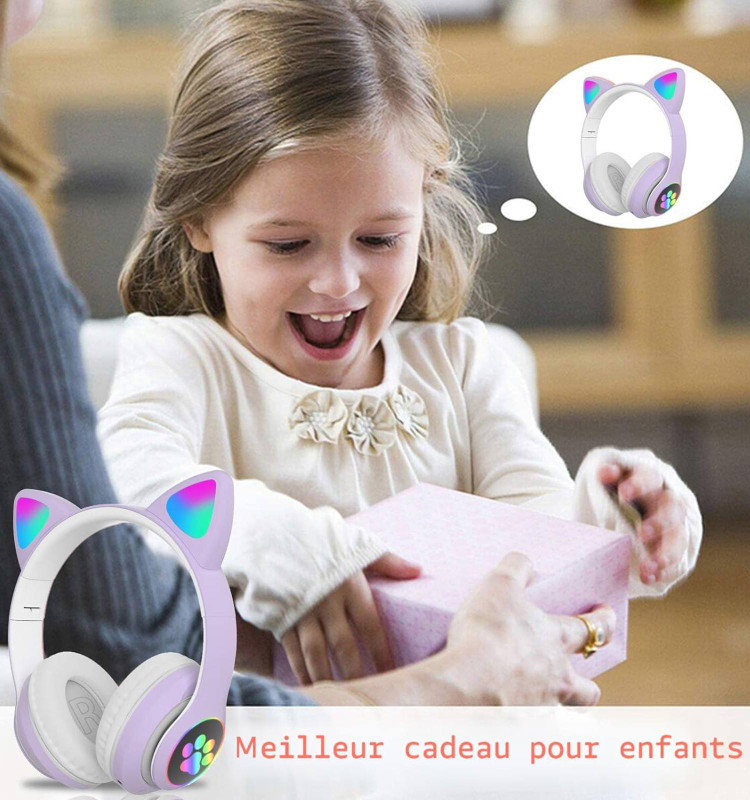 هدفون بلوتوثی گربه ای STN28