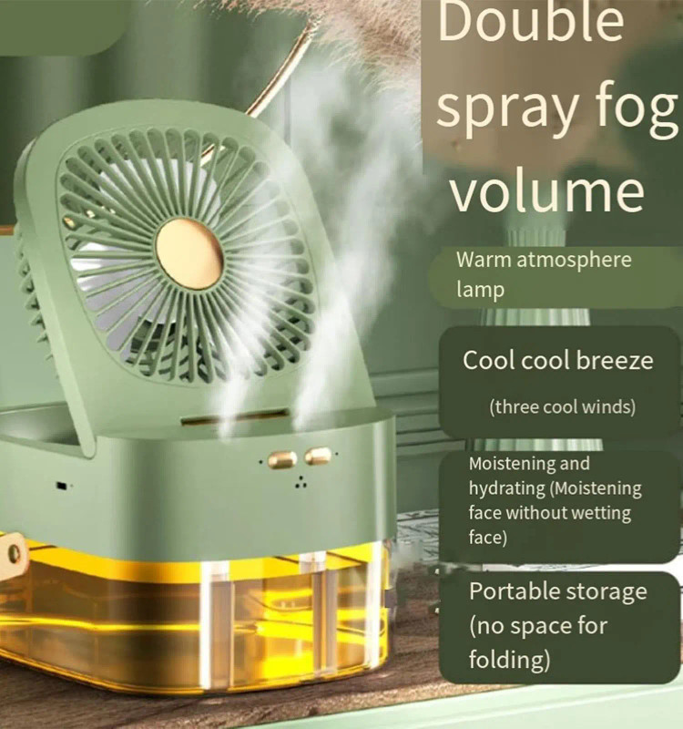 پنکه رومیزی مه پاش Dual Spray