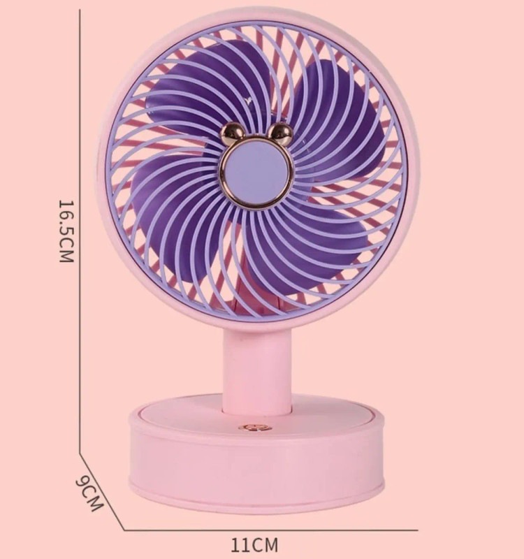مینی پنکه رومیزی شارژی zb098
