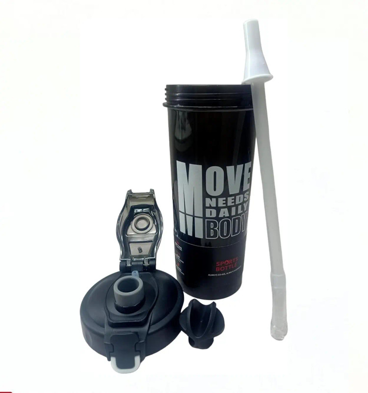 شیکر قمقمه نی دار 800 میلی Move body