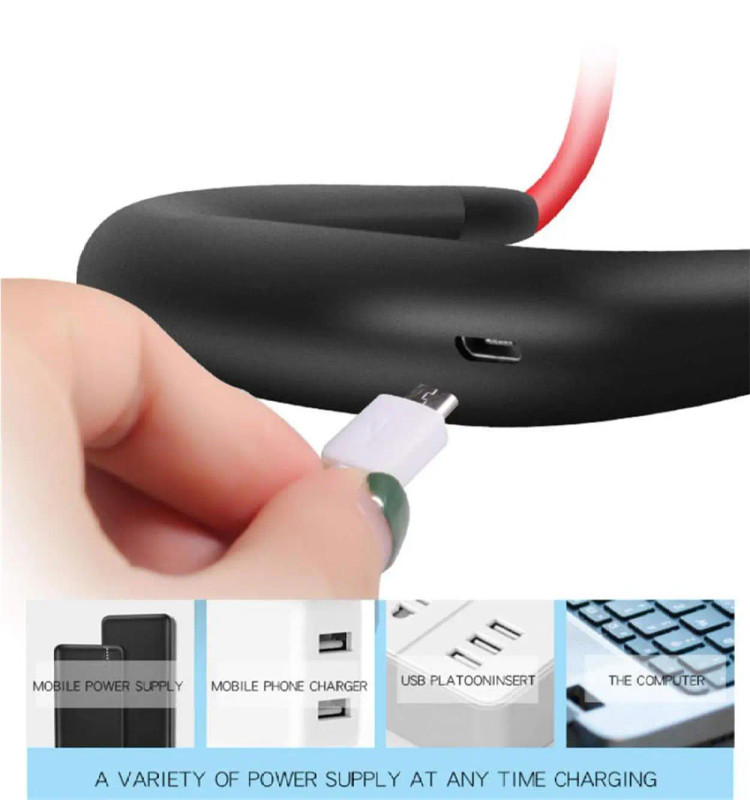 پنکه گردنی شارژی دارای LED