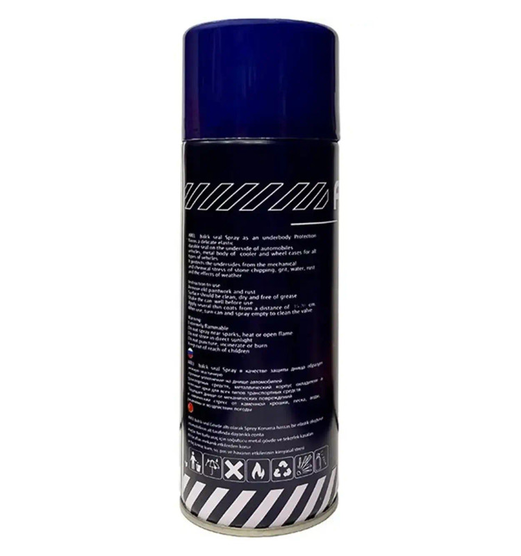 اسپری قیر عایق رطوبتی 450 میل آرل AREL-Black Seal Spray