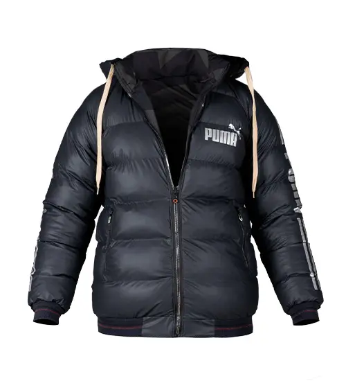 کاپشن اسپرت سیلیکونی مردانه دورو کلاه دار Puma