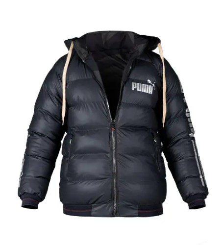 کاپشن اسپرت سیلیکونی مردانه دورو کلاه دار Puma