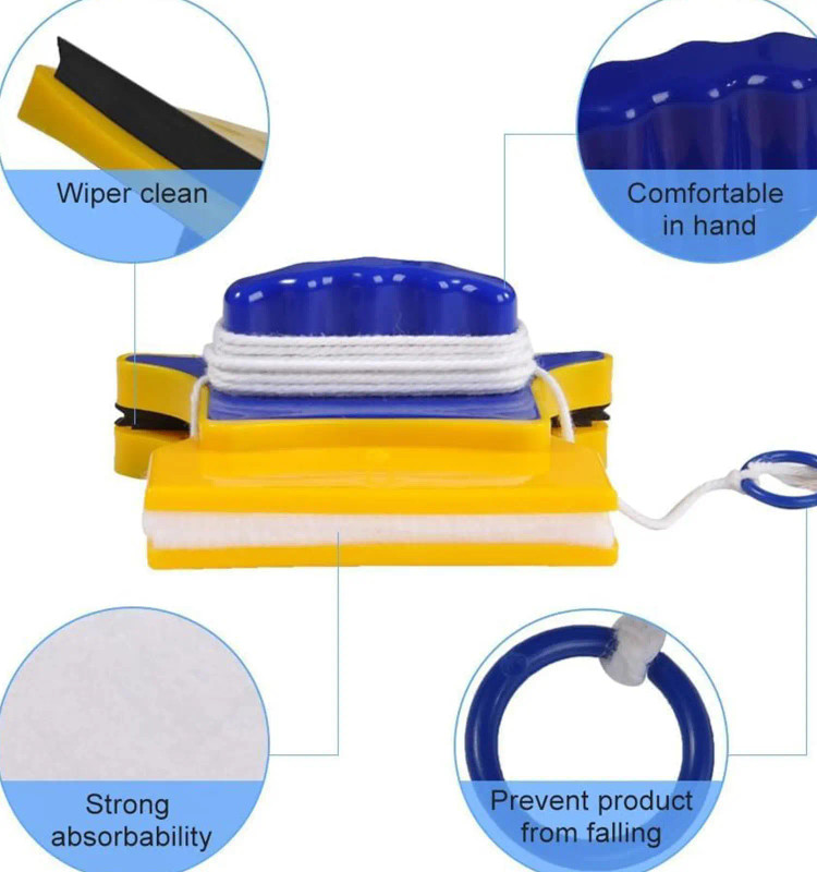 شیشه پاک کن مغناطیسی دو طرفه مدل DH170