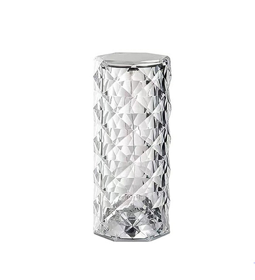 چراغ خواب رومیزی کریستال شارژی