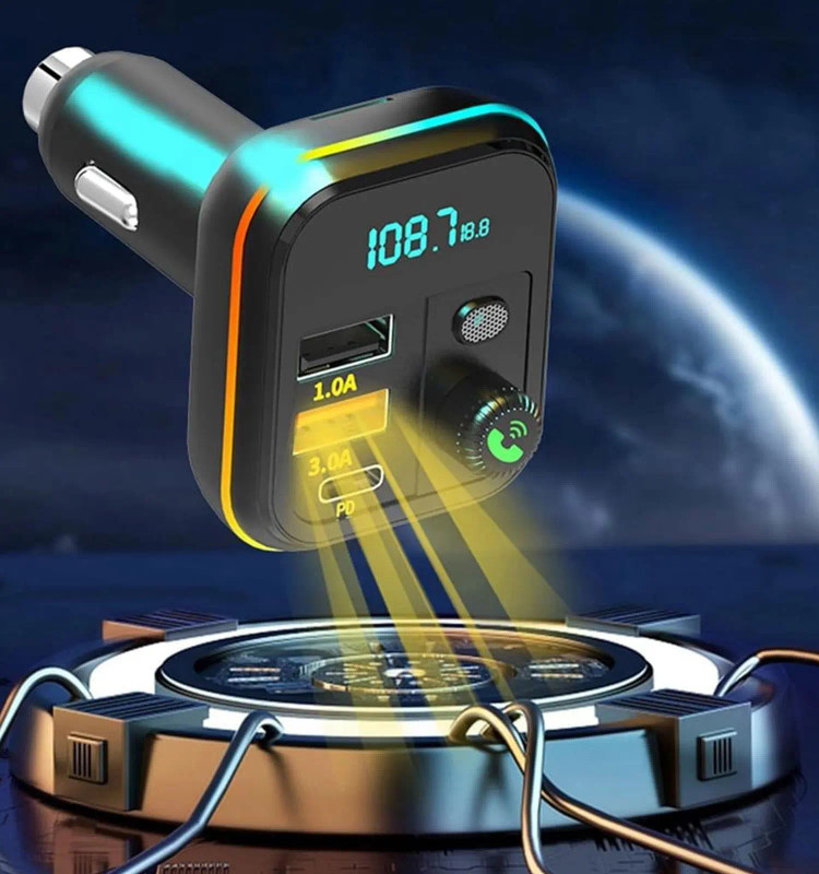 شارژر فندکی و Fm پلیر بلوتوثی L05