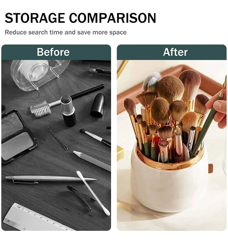 استند لوازم آرایشی استوانه ای